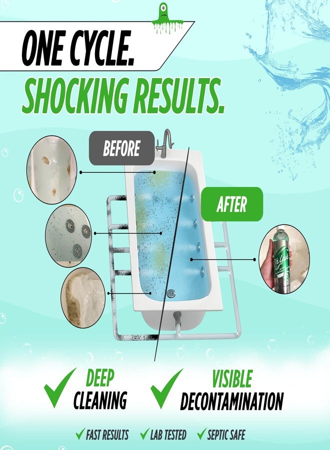 Oh Yuk Jetted Tub Cleaner for Jacuzzis, Bathtubs, Whirlpools, The Most Effective Jetted Tub Cleaner, Septic Safe, 4 Cleanings per Bottle - 16 Ounces - Image 3