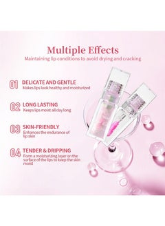 Charm Kiss Bossup Color Changing Lip Oil，Magic Color Changing Lip Oil V2，Warm Change Moisturizing Lip Gloss，Hydrating Lip Gloss Lip Balm Lip Care，Long Lasting Non-sticky Nourishing Repairing Primer Lip Tint…  - Image 2