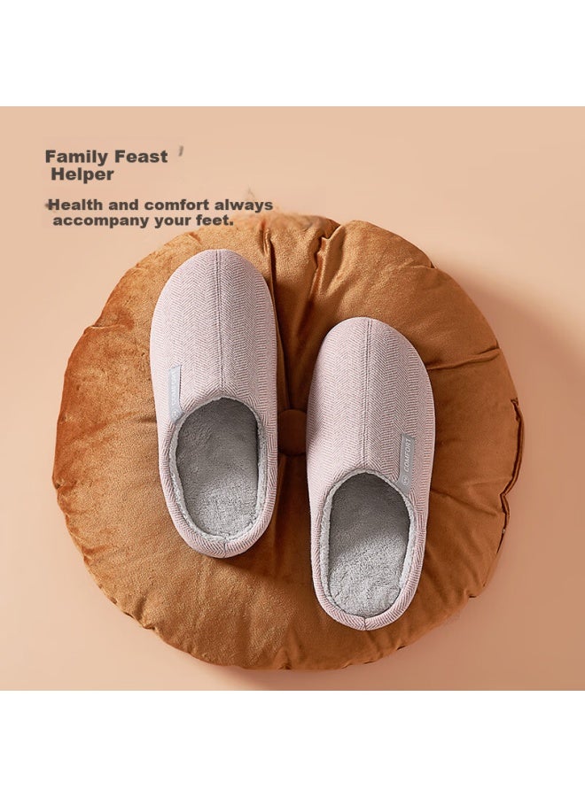 MONDOBELL Mondobell Graphene Antibacterial And Mite-proof Removable Warm Cotton Slippers Dark Grey 40-41  - Image 3