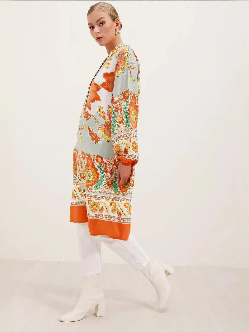 بيغ دارت فستان فيسكوز بنقوش