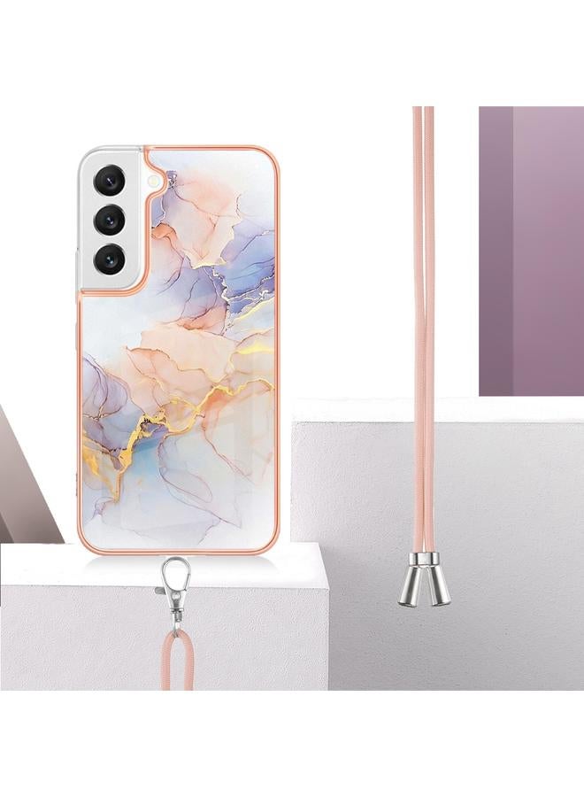 اس-توب جراب لهاتف Samsung Galaxy S23+ 5G مطلي بالكهرباء IMD TPU مع حبل - Image 3