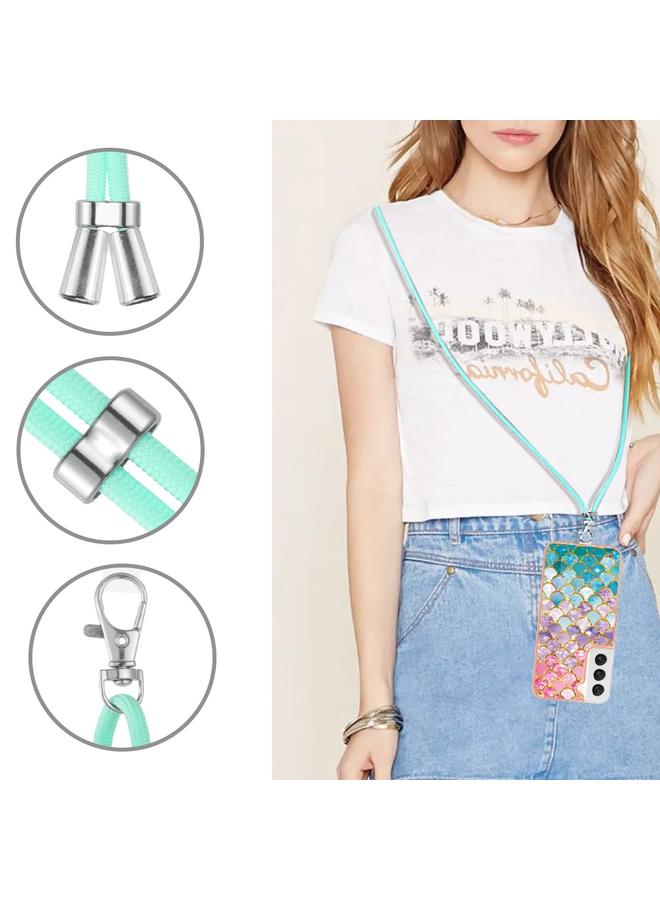 اس-توب جراب لهاتف Samsung Galaxy S23+ 5G مطلي بالكهرباء IMD TPU مع حبل - Image 5