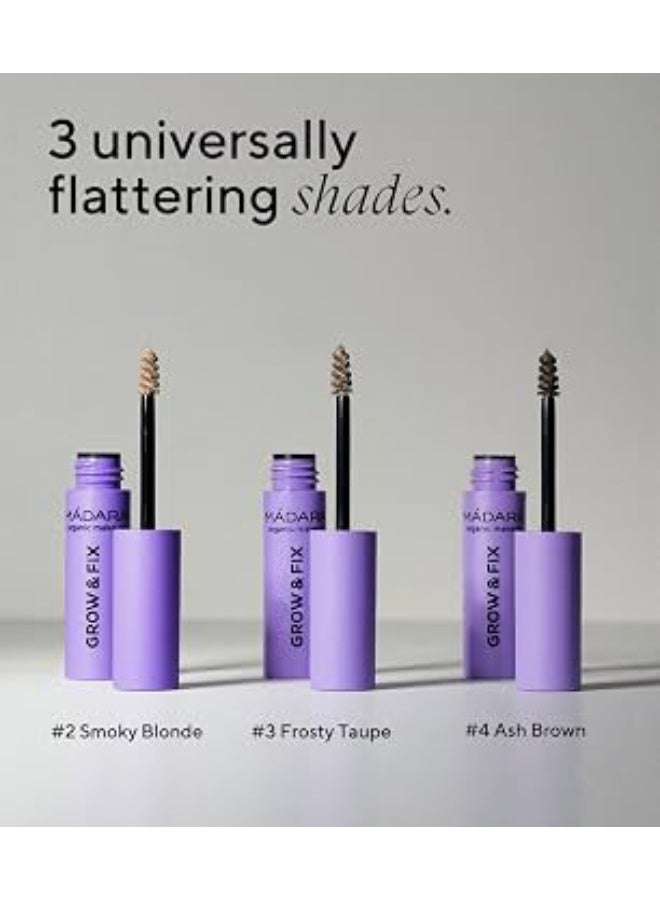 Mádara Grow & Fix Tinted Brow Gel 2 Smoky Blonde 4.25ml - Image 2