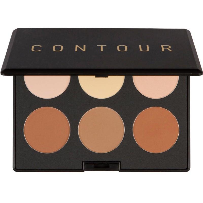 Elizabeth Mott Bronzer Contour Palette with Highlighting Powder â€“ 6 Blendable Shades for Natural Glow â€“ Long-Lasting, Lightweight, Cruelty-Free & Paraben-Free Makeup Contouring Kit for All Skin Tones - Image 1