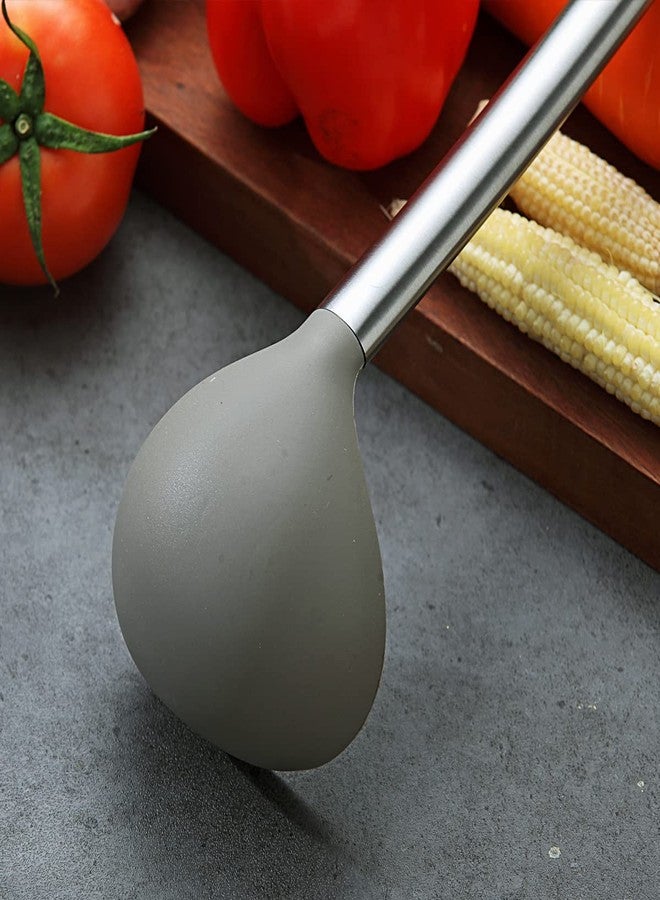 Berglander Ladle, Non-stick Silicone Kitchen Ladle, Soup Ladle, Cooking Ladle Soup Spoon For Cooking, Dishwasher Safe, Easy to Clean - Image 5