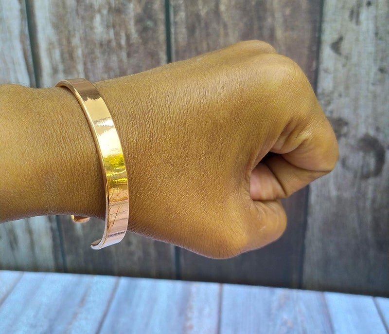SHINDE EXPORTS Pure Copper Adjustable Kada Bracelet for Men & Women. - Image 3