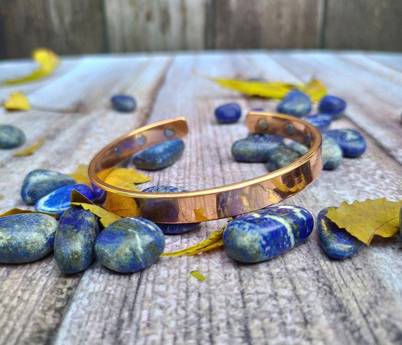 SHINDE EXPORTS Pure Copper Adjustable Kada Bracelet for Men & Women. - Image 4