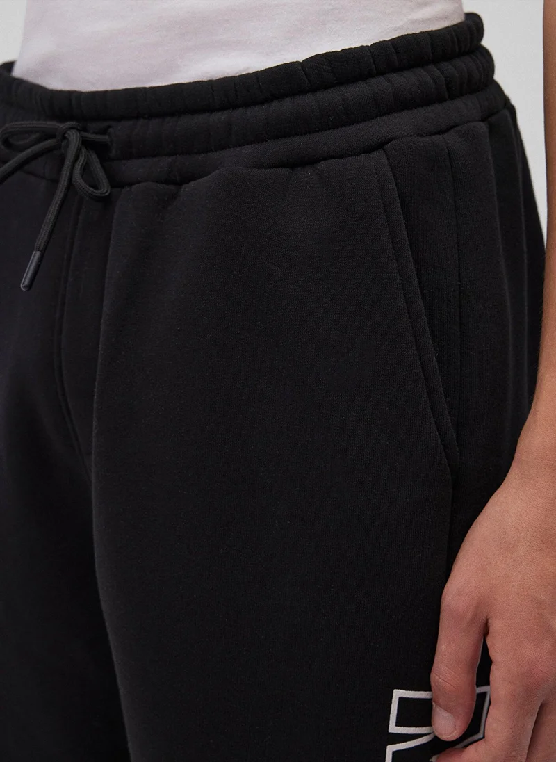 MAVI Mavi Logo Printed Black Sweatpants
