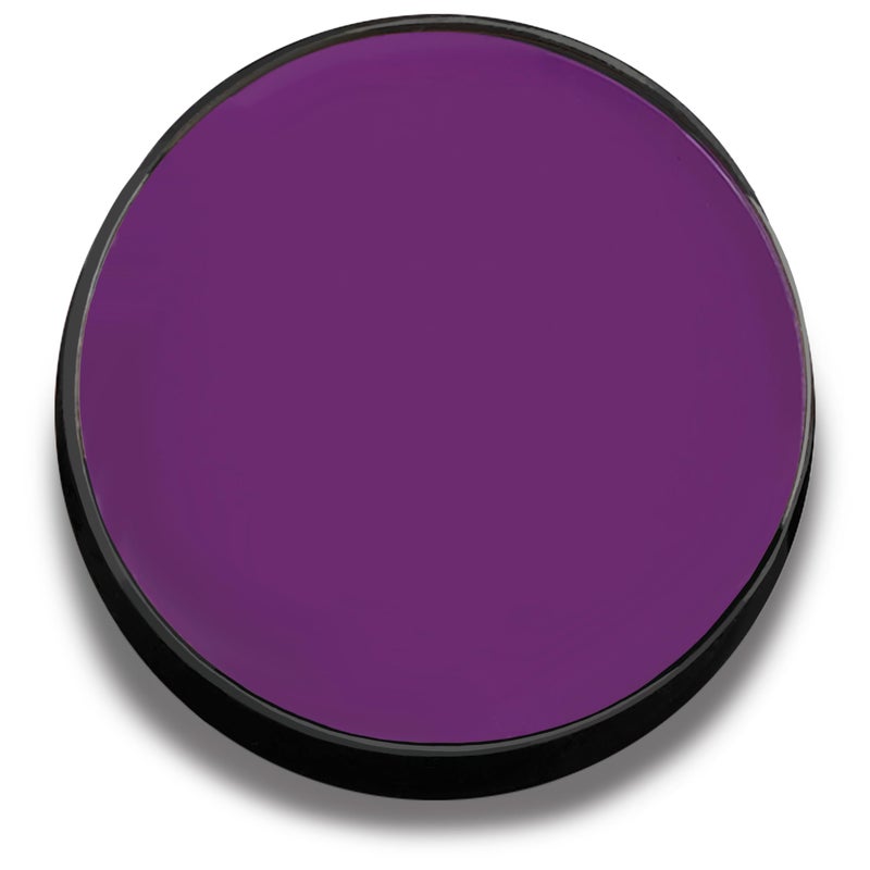 Mehron Makeup Color Cups | Stage, Foundation, Face Paint, Body Paint, Halloween | Greasepaint .5 oz (14 g) Purple - Image 1