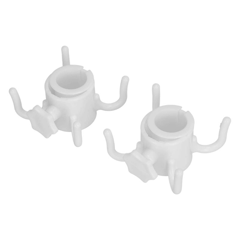 White Umbrella Hanger With 4 Prong Towel Hat Sunglasses Holder Universal Fit 1 0 1 3 Inch - Image 3