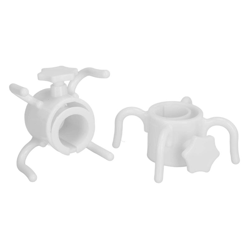 White Umbrella Hanger With 4 Prong Towel Hat Sunglasses Holder Universal Fit 1 0 1 3 Inch - Image 4
