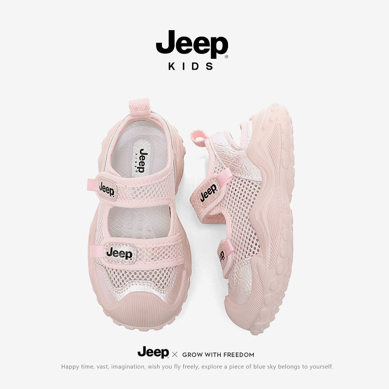 Jeep Kidsren'S Shoes Girls' Toe-Cap Sandals Summer Little Girls Wading And River Tracing Shoes Kidsren'S Beach Shoes - Image 3