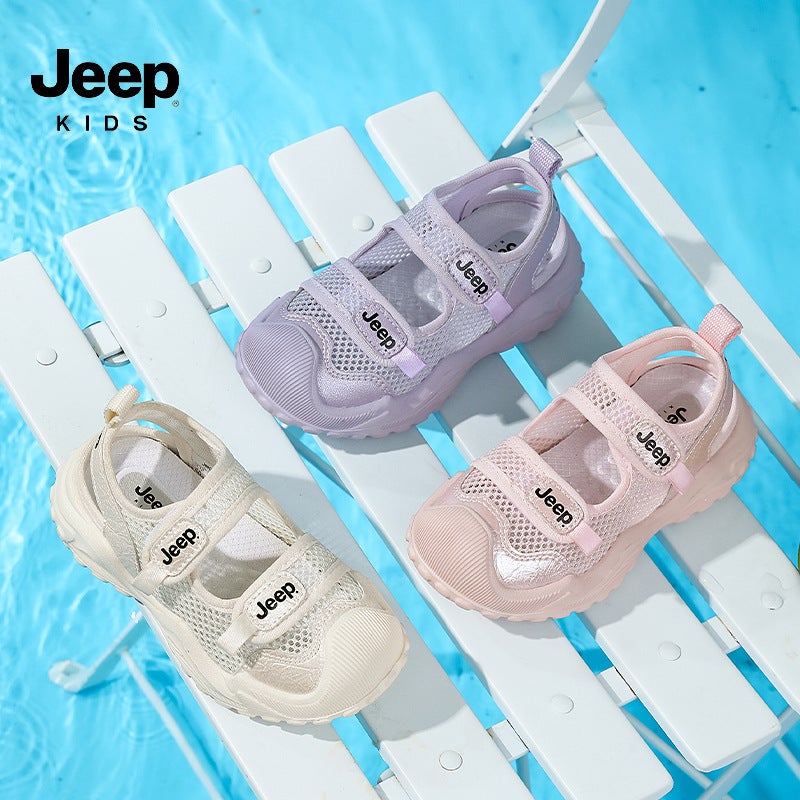 Jeep Kidsren'S Shoes Girls' Toe-Cap Sandals Summer Little Girls Wading And River Tracing Shoes Kidsren'S Beach Shoes - Image 5