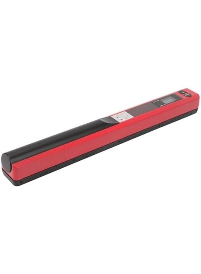 Aramox Red Portable Handheld Document Scanner 900 Dpi USB for Home Office A4 Size - Image 5