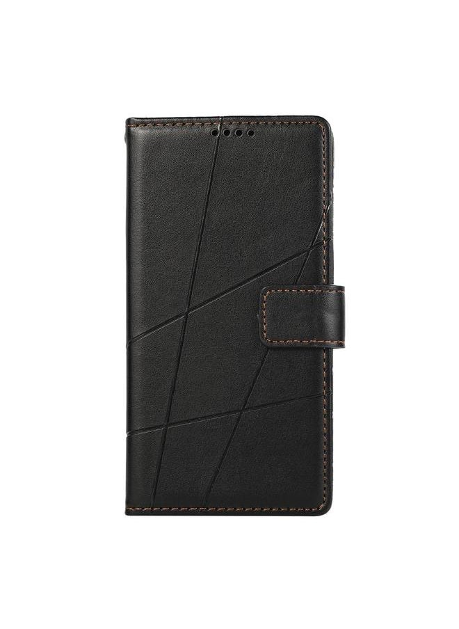 Zaboon Case For Honor X9c Global / Magic7 Lite PU Genuine Leather Texture Embossed Line Phone Case  - Image 2