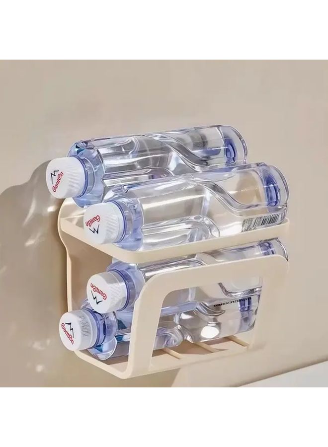 صندوق مناديل كرتوني DIY بتصميم معبر لطيف باللونين الأبيض والوردي - بلاستيك متين لمنظم الحمام وغرفة النوم - رف معلق موفر للمساحة للمناديل ولوازم الاستحمام - غطاء صندوق مناديل لاصق مع حامل مناديل متعدد الطبقات قابل للسحب - ديكور - Image 3