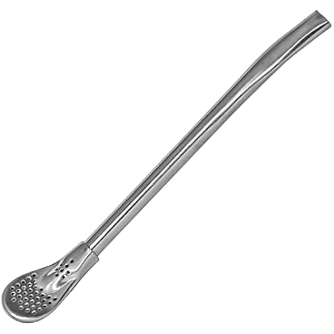 تيلاند حصيرة شرب متينة من الفولاذ المقاوم للصدأ مع فلتر غير قابل للإزالة لأوراق الشاي السائبة 125 سم - Image 2