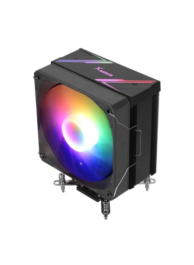 زاندر مبرد هواء لوحدة المعالجة المركزية،  ARGB 4 أنابيب حرارية، مروحة وحدة المعالجة المركزية ARGB, 120 mm - Image 2