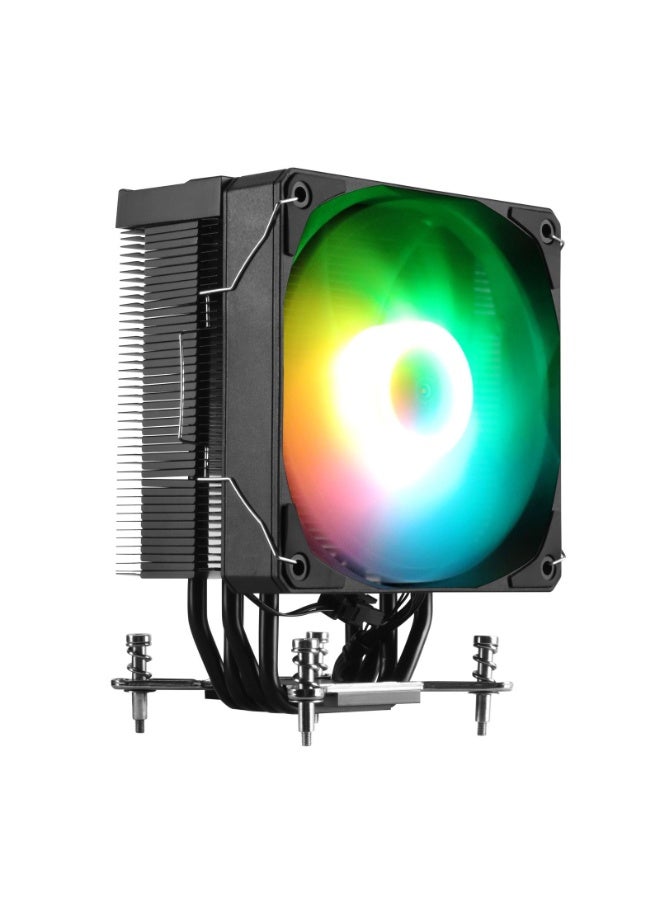 زاندر مبرد هواء لوحدة المعالجة المركزية،  ARGB 4 أنابيب حرارية، مروحة وحدة المعالجة المركزية ARGB, 120 mm - Image 4