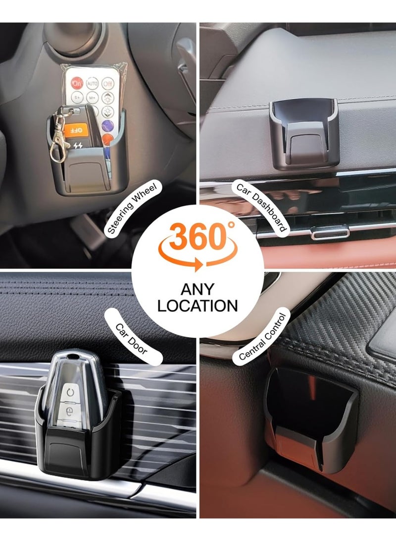 In-car key organizer, mounted on the dashboard for clear visibility and easy access, reducing the risk of forgetting keys or leaving the vehicle running when departing - Image 2