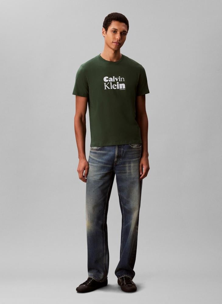 CALVIN KLEIN Logo Graphic Short Sleeve T-Shirt - Image 5