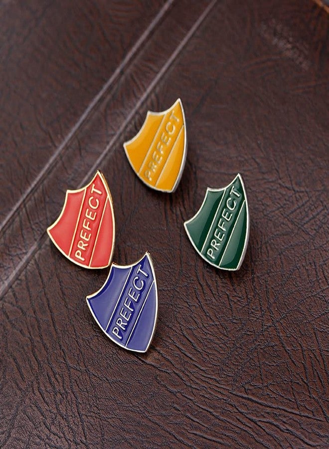 Ximimark 4 PCS 4 Colors Personality Prefect Letter Cartoon Enamel Metal Pin Jewelry Fashion Badge Brooch Women Men Set Pins Gift - Image 4
