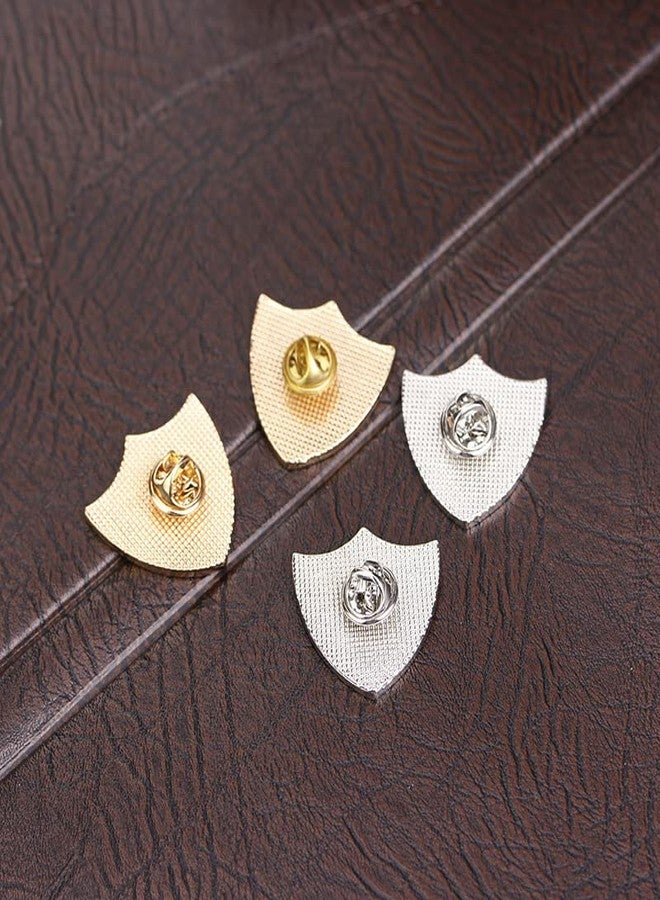 Ximimark 4 PCS 4 Colors Personality Prefect Letter Cartoon Enamel Metal Pin Jewelry Fashion Badge Brooch Women Men Set Pins Gift - Image 5