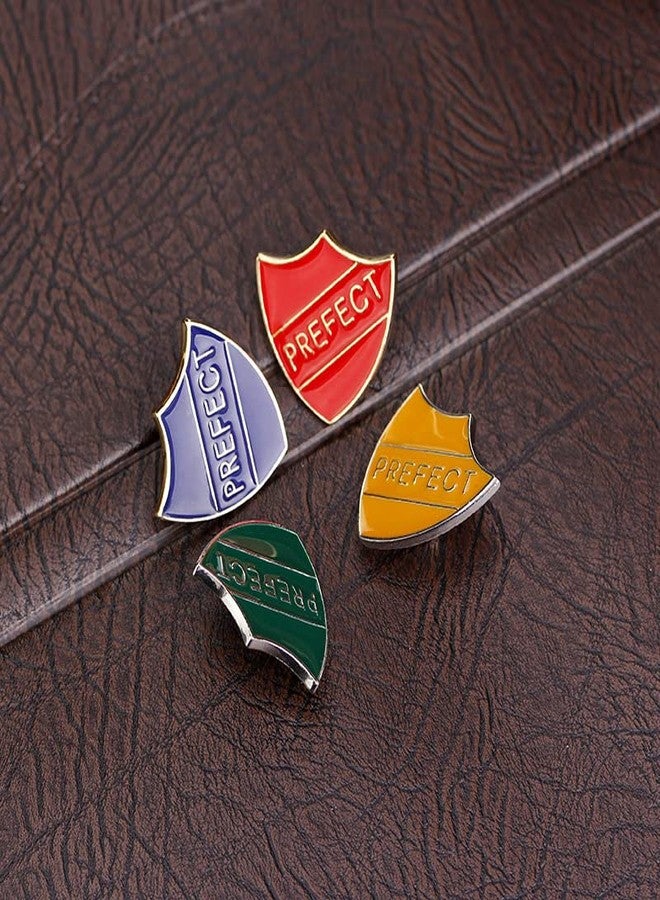 Ximimark 4 PCS 4 Colors Personality Prefect Letter Cartoon Enamel Metal Pin Jewelry Fashion Badge Brooch Women Men Set Pins Gift - Image 3