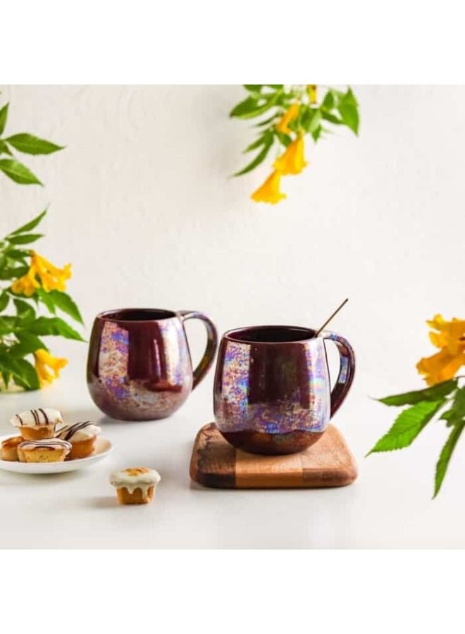 Tip of The Day Burgandy Rainbow Mug - Image 1