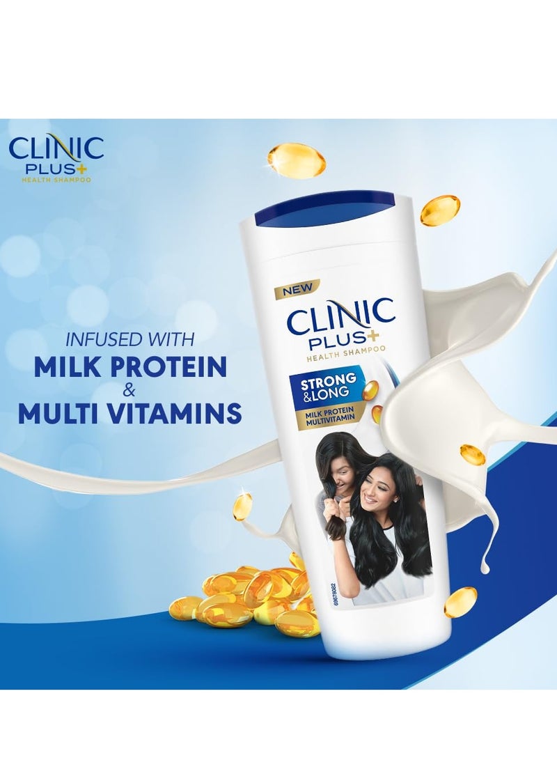 كلينيك بلس كلينك بلس شامبو قوي طويل 355 مل مع بروتينات الحليب فيتامينات متعددة لشعر صحي وطويل شامبو مقوي لنمو الشعر - Image 3