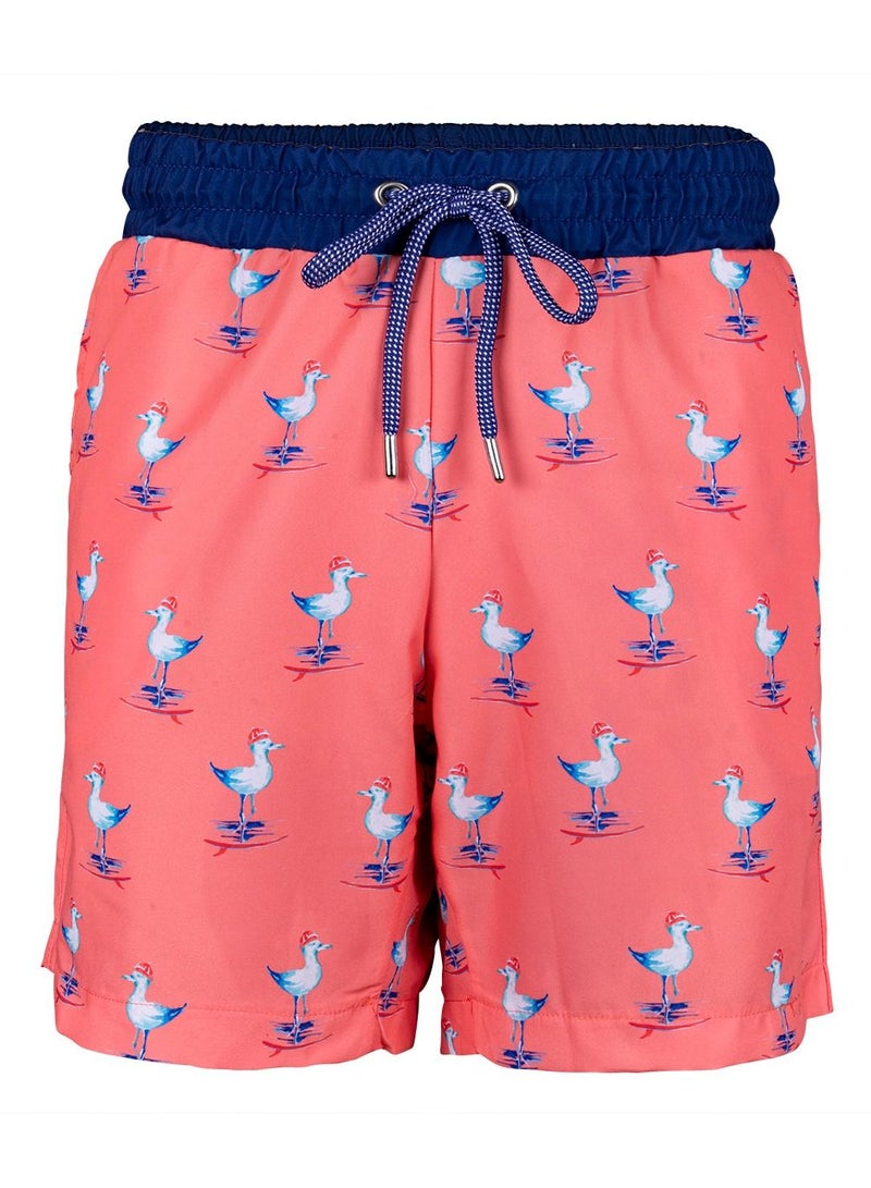 Anemoss Seagull Men Swim Shorts with Elastic Drawstring Waistband Medium - Image 1