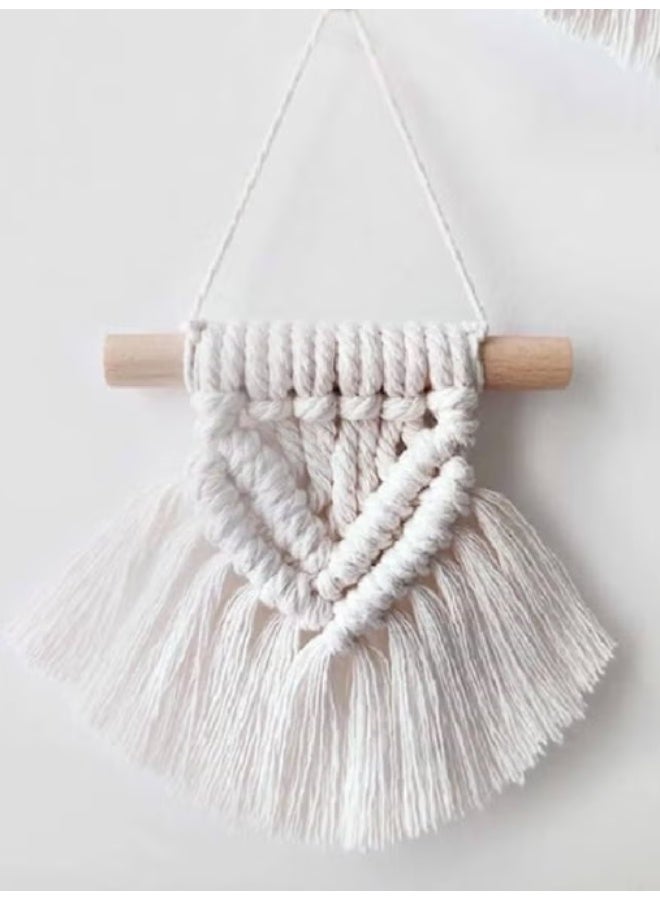 انتيكيانو زينة مكرمية صغيرة للتعليق على الحائط، قطن، متعدد الألوان - Image 1