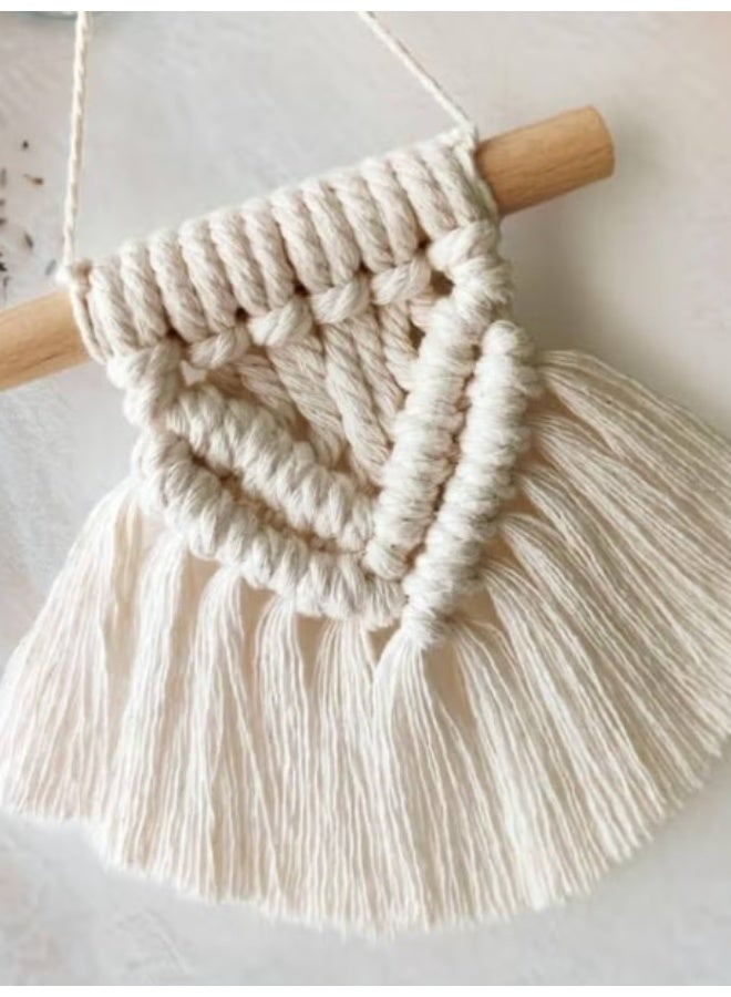 انتيكيانو زينة مكرمية صغيرة للتعليق على الحائط، قطن، متعدد الألوان - Image 2