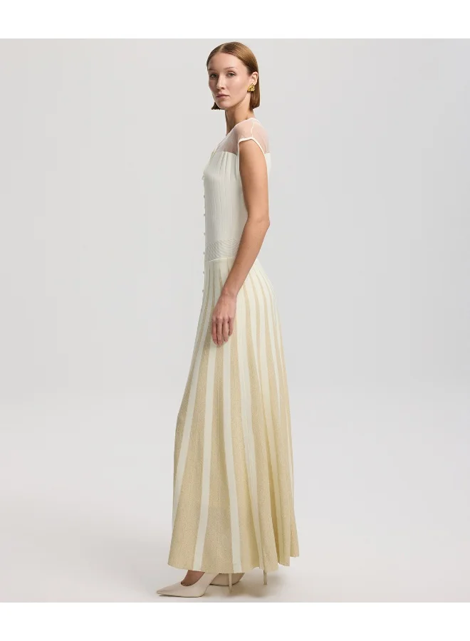 ابيكول Tie-Neck Dress