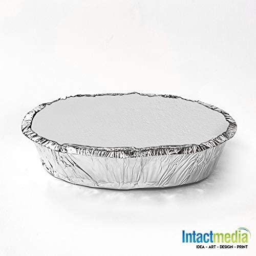 Intactmedia Aluminium Silver Foil Container 600 ml Food Storage Disposable Containers with Lid for Kitchen Pack of 25 Disposable Containers for Food Storage Kitchen - Image 4