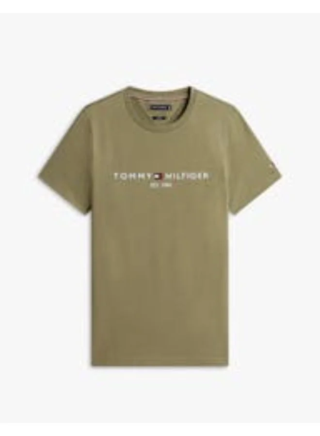 Tommy Hilfiger  Logo Embroidery Slim Jersey T-Shirt for Men | Best Price UAE