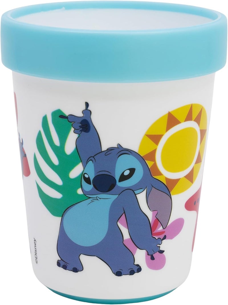 STOR Non-Slip Bicolor Premium Tumbler 260 ml - Stitch Design - Image 3