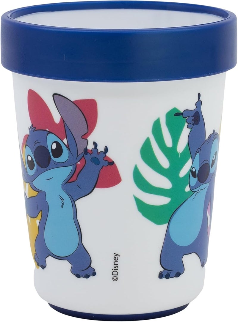 STOR Non-Slip Bicolor Premium Tumbler 260 ml - Stitch Design - Image 2