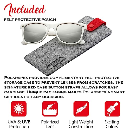 PolarSpex Polarized Sunglasses for Men and Women – UV Protection, Durable & Lightweight Retro Sunglasses for Driving, Fishing - Image 2