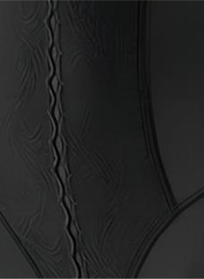 Ultra-thin high-waisted triangle tummy control pants powerful stomach control waistband pants slimming belly shaper
