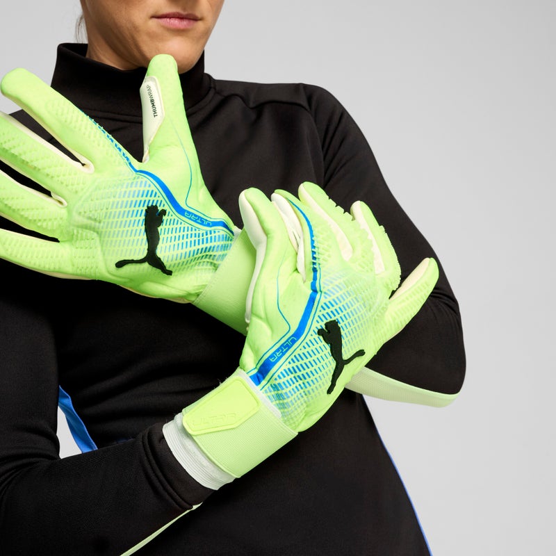 PUMA ULTRA ULTIMATE Green Hybrid Goalkeeper Gloves - Image 4
