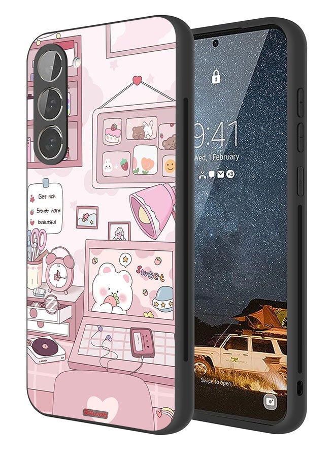 Tolwak Samsung Galaxy S23 Plus 5G Protective Case Cover Get Rich Study Hard - Image 1