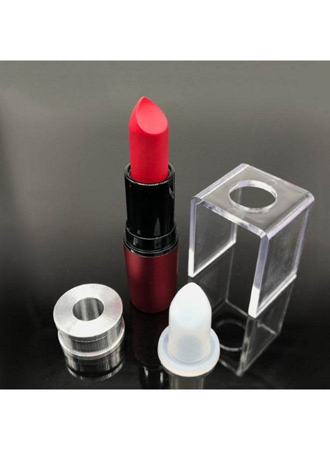 TOPWEL 3 Set DIY Lipstick Mold Tool Set Silicone Lipstick Lip Balm Making Lips Mold Set Cosmetic DIY Mold for 12.1mm Lipstick Tube - Image 4