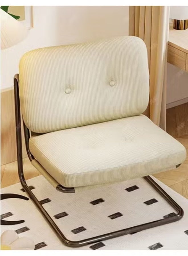 رافين كرسي صالة عصري فاخر مع إطار معدني ومقعد مبطن ناعم | كرسي مريح للاسترخاء لغرفة المعيشة وغرفة النوم | مقعد بتصميم معاصر لديكور المنزل – 64 × 53 × 88 سم - Image 5