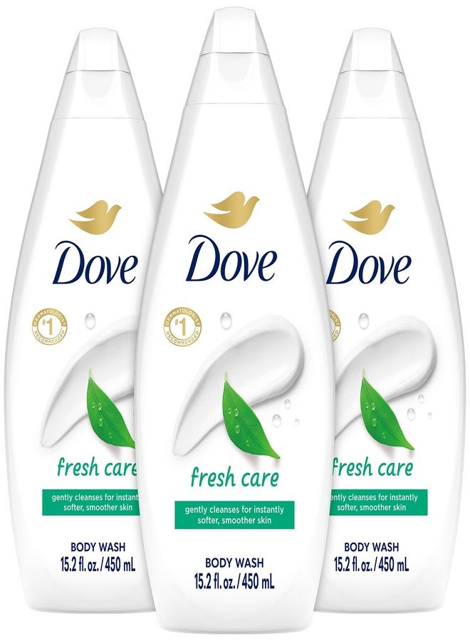 Dove Body Wash Fresh Care 3-Pack - Revitalizing & Moisturizing Cleanser for Smooth, Soft Skin, 15.2 Oz Ea - Image 1