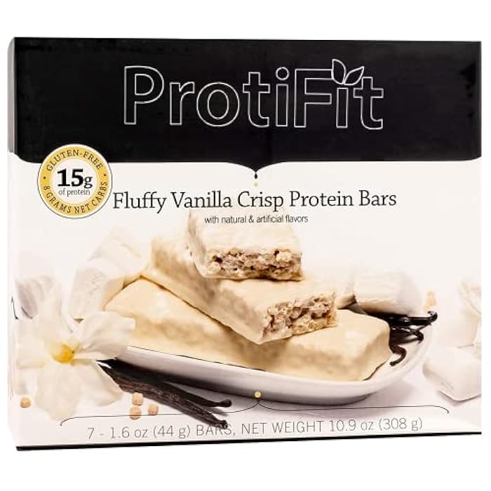 PROTIFIT Ideal Protein Compatible Proti Fit Fluffy Vanilla Crisp High Protein Bars - Image 1