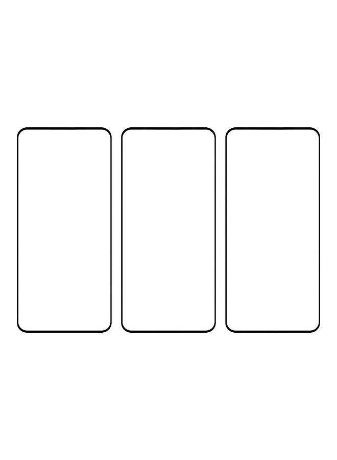 مجموعة لاصقة حماية للشاشة من الزجاج المقوى لهاتف سامسونج جالاكسي A73 بتقنية 5G مقاس 6.7 بوصة من 3 قطع - Image 3