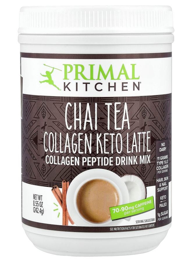 Primal Kitchen شاي لاتيه كيتو كولاجين 8.55 أونصة (242.4 جرام) - Image 1