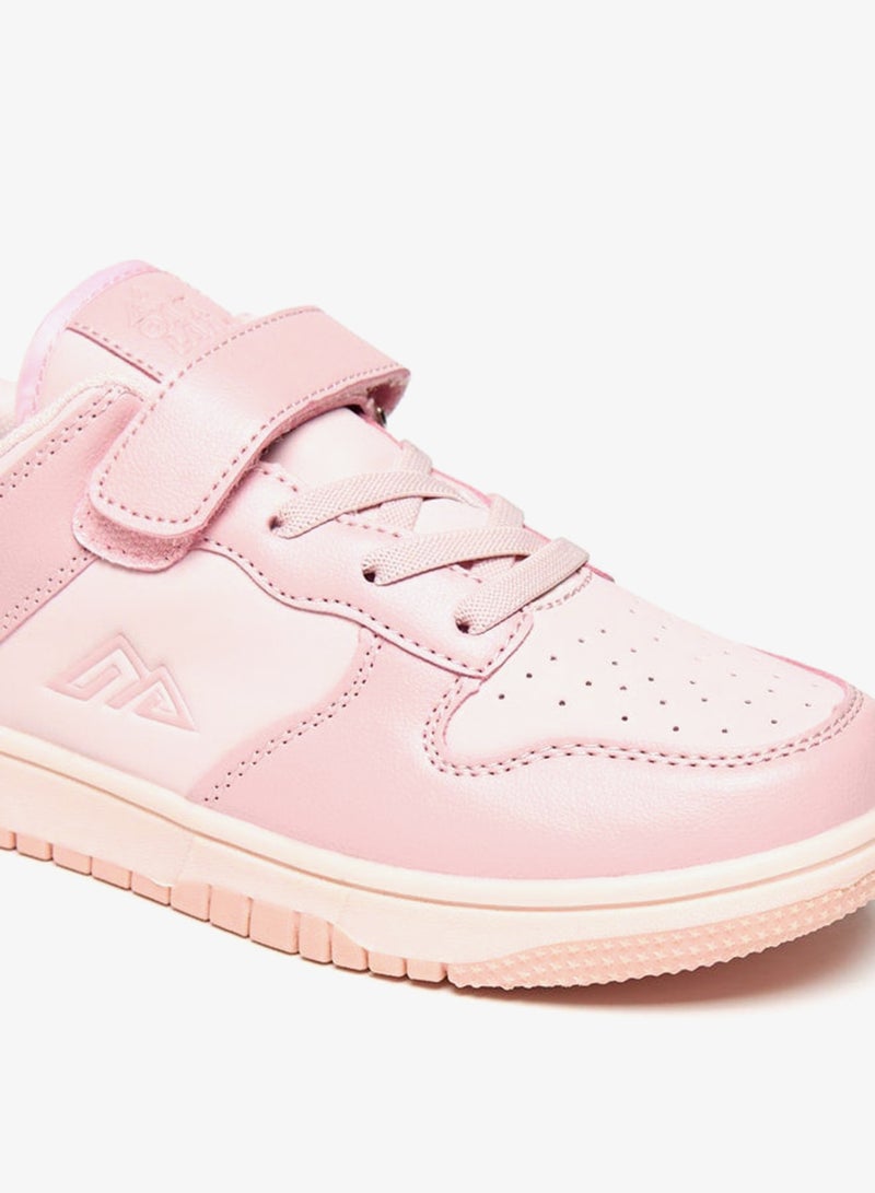 Oaklan by Shoexpress Girls Panelled Sports Shoes With Hook And Loop Closure - Image 5