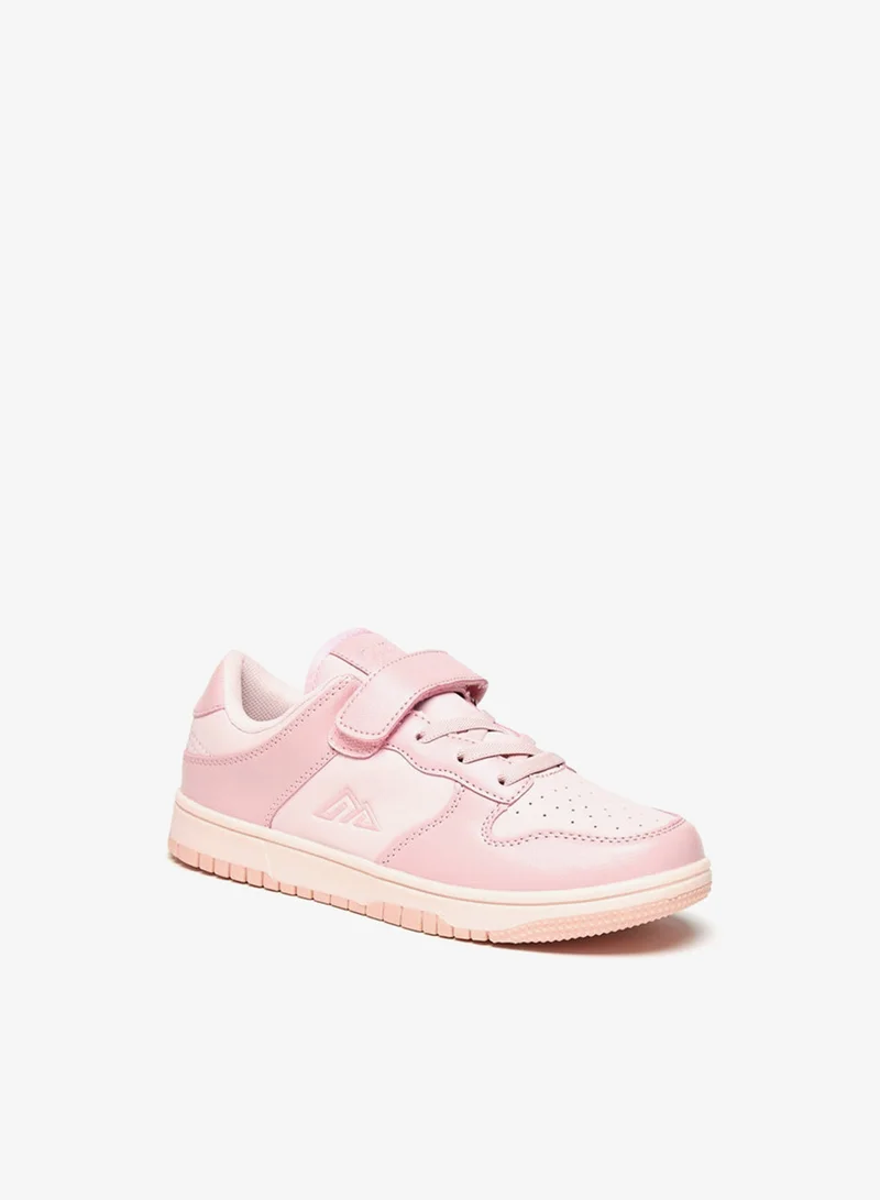 Oaklan by Shoexpress PINK Girls Panelled Sports Shoes With Hook And Loop Closure for Women | Best Price UAE
